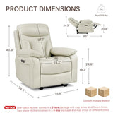 KISLOT Power Recliner Chair Set of 2