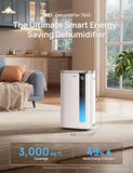 DREO Energy Star 2025 Smart Dehumidifier for Basement, 1.85 Gal Water Tank