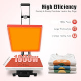 Heat Press Machine 16"x20", Clamshell Heat Press Machines,Digital Professional Heat Transfer Tshirt Press Machine