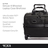 TUMI - Alpha Deluxe Expandable 4-Wheeled Laptop Briefcase - 15 Inch Computer Bag for Men