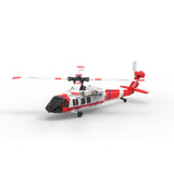 RC Helicopter, UH-60 2.4G 5CH Flybarless Brushless Scale RC Aircraft with Altitude Hold, Optical Flow Positioning & One-Key Inverted Flight for Indoor and Outdoor Play, Gift for Adult (RTF)