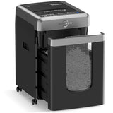 BONSEN 300-Sheet Auto Feed Micro-Cut 2-in-1 Paper Shredder for Office, 60-Mins Heavy Duty Shredder, P-4 High Security, 58dB Super Quiet
