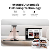 ET16 Plus Advanced Book & Document Scanner, 2nd Gen Auto-Flatten&Deskew Tech, 16MP Camera