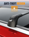 KINGGERI 300lbs Roof Rack Cross Bars Compatible with 2025 2026 Subaru Forester Sport/Touring Hybrid (Not for Raised Rails), Lockable Heavy Duty Aluminum Roof Rails Crossbars Kayak Luggage Accessories