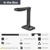 ET18 Pro Professional Document Scanner, 2nd Gen Auto-Flatten & Deskew Tech, 18MP HD Camera