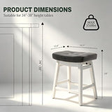 RNKSFX Counter Height Bar Stools Set of 6 for Kitchen Counter