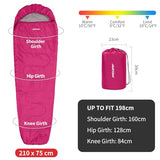 JAICOM Cold Weather Mummy Sleeping Bag 15°F Extreme 3-4 Season Sleeping Bag for Adults - 0 Degree Winter Sleeping Bag, Machine Washable for Hiking Backpacking & Outdoor Activities