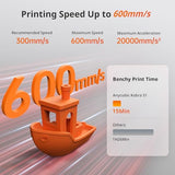 Kobra S1 3D Printer Only, Support Multi Color Printing Needs ACE Pro, Max 600mm/s High Speed High Precision