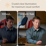 Lumie Task - 10,000 Lux Adjustable Bright Light Therapy Desk Lamp for Mood and Energy Boost and Winter Blues Relief