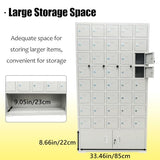 Storage Cabinet Lockers, Cell Phones Cabinet Box with Door Locks and Keys for Office Classroom Supermarket