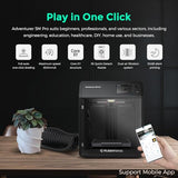 FLASHFORGE Adventurer 5M Pro 3D Printer with 1 Click Auto Printing System, 600mm/s High-Speed, Quick Detachable 280°C Nozzle