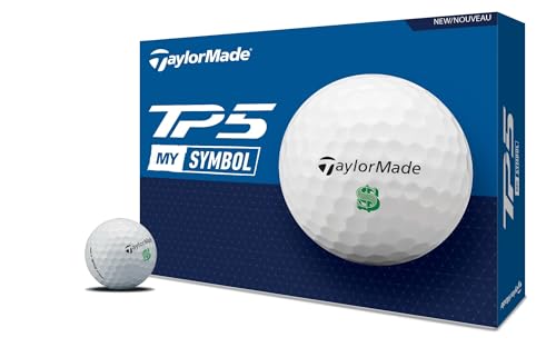TaylorMade Golf 2024 Symbol TP5 Dollar GOLFBALLS ONE Dozen TaylorMade