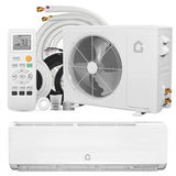 Garvee 9000 BTU Mini Split Air Conditioner Heat Pump System, 19 SEER2 Inverter Mini Split AC/Heating System, Ductless Wall Mount AC Unit Cool Up to 450 Sq. Ft, Installation Kits, 230V