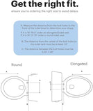 Brondell LT89 Electric Bidet Toilet Seat, Fits Elongated Toilets, White – Side Arm Control, Warm Water Wash, Strong Wash Mode, Stainless-Steel Nozzle, Nightlight and Easy Installation