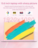 2026 Pink Laptop, Pentium Gold 6500Y Processor(Up to 3.4 GHz),8GB RAM 256GB SSD,15.6 Inch FHD IPS Display