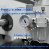 Pneumatic Sliding Dual Platen Heat Press-Large Heat Transfer Press with Auto Lift Sublimation Transfer for T-Shirt Printing