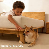 FLEXISPOT Hako G1 Queen Solid Wood Platform Bed with Tool-Free Assembly