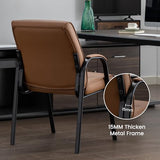 Office Guest Reception Chair Set of 6, Conference Room Chairs Waiting Room Chairs 6 Pack