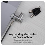 HyperShield MacBook Pro Cable Laptop Lock — Tool-Free MacBook Security Lock w/ 6.5 Ft