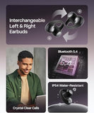 OpenDots ONE-Open-Ear Headphones, Clip-On Earbuds-Wireless Bluetooth Earbuds with Microphone-Secure