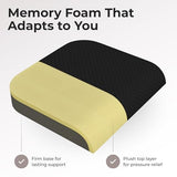 Kölbs Extra Large Seat Cushion, Stylish Plush Velvet Cover, X-Large Memory Foam for Office Chair, Floor Pillow (Extra Large)