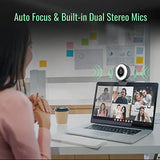Angetube Streaming Webcam with Microphone: 1080P 60FPS USB Web Cam with Ring Light and Remote Control - HD Web Camera