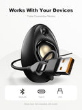 Computer Speakers for Desktop PC, 20W Peak Power Bluetooth 5.4 USB/USB-C Powered PC Speakers with RGB Glow