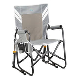 GCI Outdoor Stowaway Rocker - Varsity Gray/White