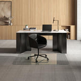 Vitrazza Glass Office Chair Mat 42x64, Luminoso, for Carpet & Hard Floors