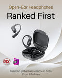 SHOKZ OpenFit 2 Open-Ear Headphones,True Wireless Bluetooth Earphones with Microphone