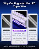WowCatch Upgraded LED Bug Zapper Outdoor Indoor, Up to 50,000 Hours Lifespan (No Bulb Replacement), 4200V Powerful Mosquito Zapper, Electric Fly Trap Killer for Patio, Backyard, Home, Camping