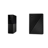 WD 8TB My Book Desktop External Hard Drive & 5TB My Passport Portable External Hard Drive HDD