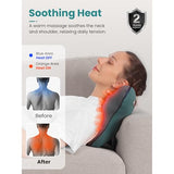 BOB AND BRAD Back Massager with Heat FSA Eligible/HSA Eligible, EZBack Corded Back Massager for Pain Relief Deep Tissue, Shiatsu Back and Neck Massage Pillow, Soothing Full-Body Relief for Women Men
