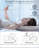 JZBRAIN Neck Massager Pillow with Heat : Cordless Neck Massager for Pain Relief Deep Tissue - Rechargeable Massage Pillow 3 Intensity & Heating Daily Comfort for Desk Workers Women Men at Home Use