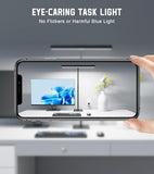 Kaulsoue LED Desk Lamp for Home Office with Base, Eye-Caring Architect Task Light with Adjustable Gooseneck 12W USB Adapter, Craft