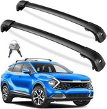 KINGGERI 300LBS Lockable Roof Rack Cross Bars Compatible with KIA Sportage SX & SX Prestige 2016 2017 2018 2019 2020 2021 2022 2023 2024 2025 2026 with Flush Side Rails,Anti-Theft Aluminum Roof Rails