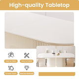 Miuuod 70" Extra Large Dining & Kitchen Table Set