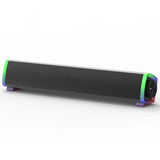 NJJOWRQ RGB Computer Speaker Full-Rang Speakers TF Card AUX Input for PC Laptop Phone