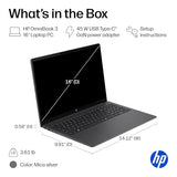 HP OmniBook 3 16 inch Laptop PC, 2K Touchscreen, AMD Ryzen 3 30