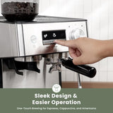Gevi 20 Bar Espresso Machine with Grinder & Steam Wand for Latte Cappuccino | Removable Water Tank