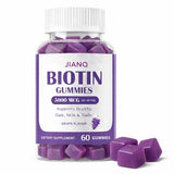 JianQ Biotin Gummies for Hair Skin & Nails – High Strength 5000 mcg Biotin with Collagen, Zinc & Vitamin C | Vegan, Sugar-Free, Non-GMO | Supports Healthy Hair Growth | 60 Count