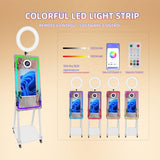 Digital Mirror Photo Booth Machine with Instant Printer Included
