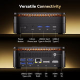 KAMRUI Pinova P1 Mini PC AMD Ryzen R2544 Mini Computers 16GB RAM 512GB SSD