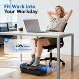 HTM Vibration Plate Exercise Machine with 120 Speed Levels, 9 Program Modes and Remote Control - 15 Min Timer, 300 lbs Capacity Vibrate Stand Shake Board