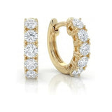 Diamond Huggie Earrings for Women