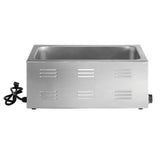 Kratos Commercial Electric Countertop Food Warmer |Large 4/3 Size Portable Steam Table Food Warmer for Catered Events |Stainless Steel | 120V, 1500 Watts (28W-532)