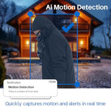 2K Video Doorbell Camera Wireless with Full-Body View & AI Detection - Night Vision, PIR Motion Alerts
