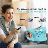 HarrFlow Neck Massager 2026 New Upgrade 3 in 1 Portable Massager with Heat &Comfortable Stretching–Adjustable Intensity for Neck & Shoulder Relaxation at Home,Office,Travel