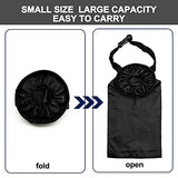wplhb Car Trash Bag Car Trash Can Hanging Back Seat Car, Car Garbage Bag with Storage Pockets, Washable Eco-Friendly Car Garbage Can for Outdoor Traveling & Home Use (2 Pcs Black)