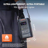Jackery Explorer 240D Power Bank, 80,000mAh LiFePO4 Battery Portable Power Station, 200W DC Output,1-Hour Fast Charging, Compact for Outdoor Camping, Travel, Emergencies